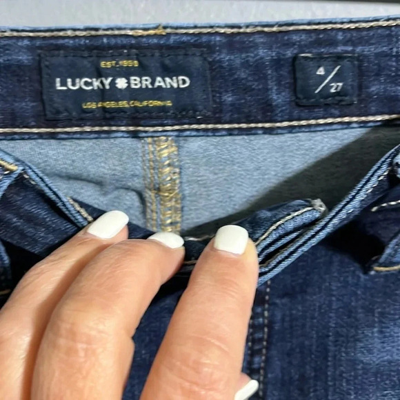 Lucky brand Ava skinny Jean size 4/27 - Picture 3 of 9